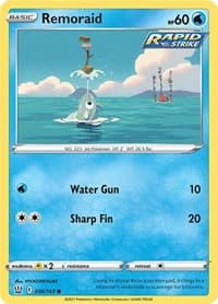 Remoraid - SWSH05: Battle Styles - Pokemon card