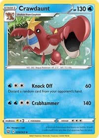 Crawdaunt - SWSH05: Battle Styles - Pokemon card