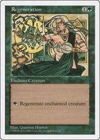 Regeneration - Fifth Edition - Magic: The Gathering card