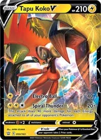 Tapu Koko V - SWSH05: Battle Styles - Pokemon card