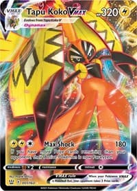 Tapu Koko VMAX - SWSH05: Battle Styles - Pokemon card