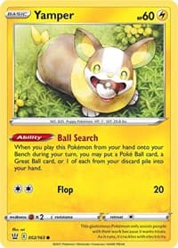 Yamper - SWSH05: Battle Styles - Pokemon card