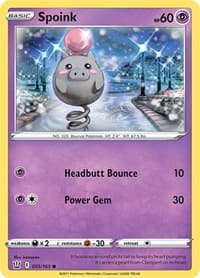 Spoink - SWSH05: Battle Styles - Pokemon card