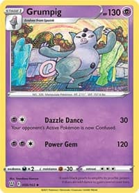 Grumpig - SWSH05: Battle Styles - Pokemon card