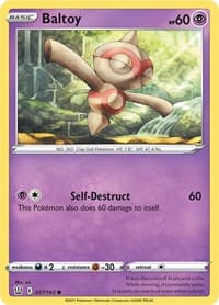 Baltoy - SWSH05: Battle Styles - Pokemon card