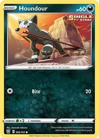 Houndour - SWSH05: Battle Styles - Pokemon card