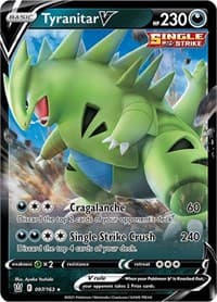 Tyranitar V - SWSH05: Battle Styles - Pokemon card