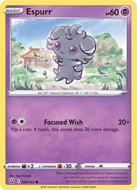 Espurr - SWSH05: Battle Styles - Pokemon card