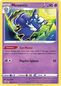 Meowstic - SWSH05: Battle Styles - Pokemon card