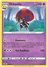 Orbeetle - SWSH05: Battle Styles - Pokemon card