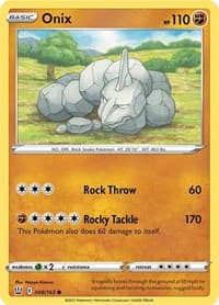 Onix - SWSH05: Battle Styles - Pokemon card