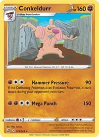 Conkeldurr - SWSH05: Battle Styles - Pokemon card