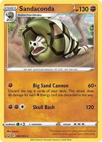 Sandaconda - SWSH05: Battle Styles - Pokemon card