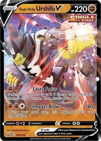 Single Strike Urshifu V - SWSH05: Battle Styles - Pokemon card