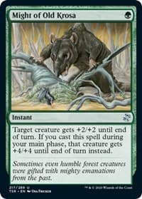 Might of Old Krosa - Time Spiral: Remastered - Magic: The Gathering card