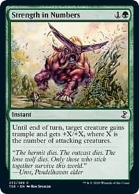Strength in Numbers - Time Spiral: Remastered - Magic: The Gathering card