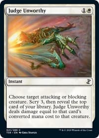 Judge Unworthy - Time Spiral: Remastered - Magic: The Gathering card