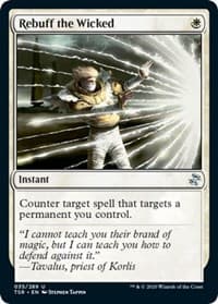Rebuff the Wicked - Time Spiral: Remastered - Magic: The Gathering card