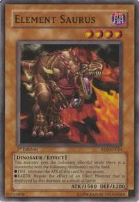 Element Saurus - Rise of Destiny - YuGiOh card