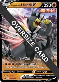 Single Strike Urshifu V - SWSH106 - Jumbo Cards - Pokemon card