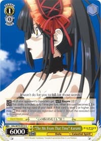 "The Me From That Time" Kurumi - Date A Live - Weiss Schwarz card