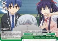 Apology From a Super Genius - Date A Live - Weiss Schwarz card