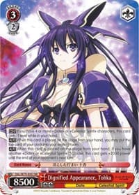 Dignified Appearance, Tohka - Date A Live - Weiss Schwarz card