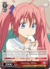 Chewing, Milim - That Time I Got Reincarnated as a Slime - Weiss Schwarz card