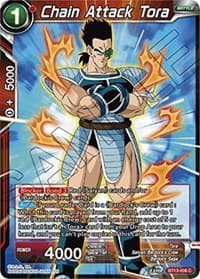 Chain Attack Tora - Supreme Rivalry - Dragon Ball Super: Masters card