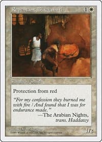 Repentant Blacksmith - Fifth Edition - Magic: The Gathering card