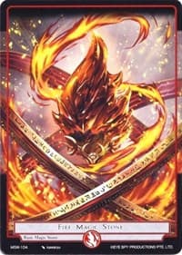 Fire Magic Stone - The Magic Stone War - Zero - Force of Will card