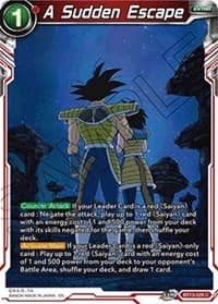 A Sudden Escape - Supreme Rivalry - Dragon Ball Super: Masters card
