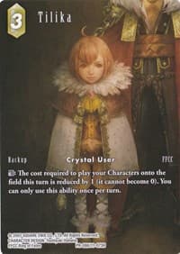 Tilika - FF: Promo Cards - Final Fantasy TCG card