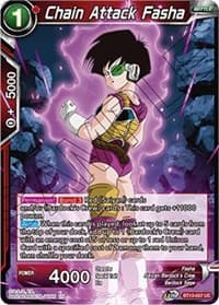 Chain Attack Fasha - Supreme Rivalry - Dragon Ball Super: Masters card