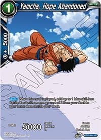 Yamcha, Hope Abandoned - Supreme Rivalry - Dragon Ball Super: Masters card