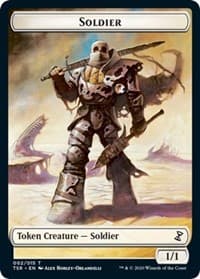 Soldier Token - Time Spiral: Remastered - Magic: The Gathering card