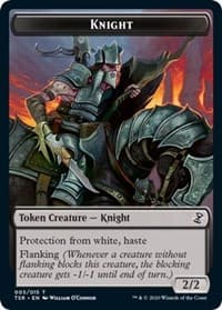 Knight Token - Time Spiral: Remastered - Magic: The Gathering card