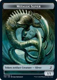 Metallic Sliver Token - Time Spiral: Remastered - Magic: The Gathering card