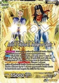 Android 17 & Android 18 // Android 17 & Android 18, Harbingers of Calamity - Supreme Rivalry - Dragon Ball Super: Masters card
