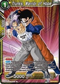 Trunks, Warrior of Hope - Supreme Rivalry - Dragon Ball Super: Masters card