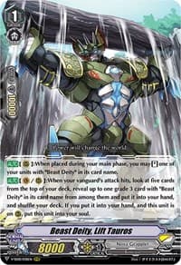 Beast Deity, Lift Tauros - V-SS08: Clan Selection Plus Vol.2 - Cardfight Vanguard card