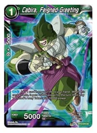 Cabira, Feigned Greeting - Supreme Rivalry - Dragon Ball Super: Masters card