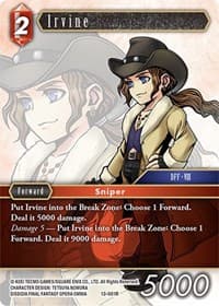 Irvine - Opus XIII: Crystal Radiance - Final Fantasy TCG card