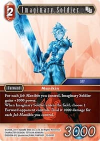 Imaginary Soldier - Opus XIII: Crystal Radiance - Final Fantasy TCG card