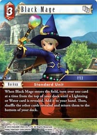 Black Mage - Opus XIII: Crystal Radiance - Final Fantasy TCG card