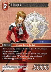 Cinque - Opus XIII: Crystal Radiance - Final Fantasy TCG card