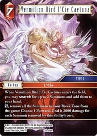 Vermilion Bird l'Cie Caetuna - Opus XIII: Crystal Radiance - Final Fantasy TCG card