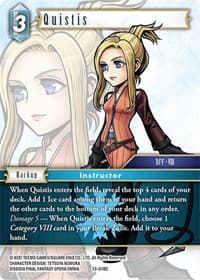 Quistis - Opus XIII: Crystal Radiance - Final Fantasy TCG card