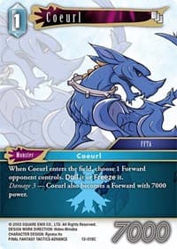 Coeurl - Opus XIII: Crystal Radiance - Final Fantasy TCG card