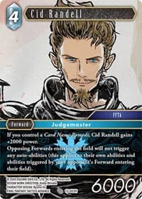 Cid Randell - Opus XIII: Crystal Radiance - Final Fantasy TCG card